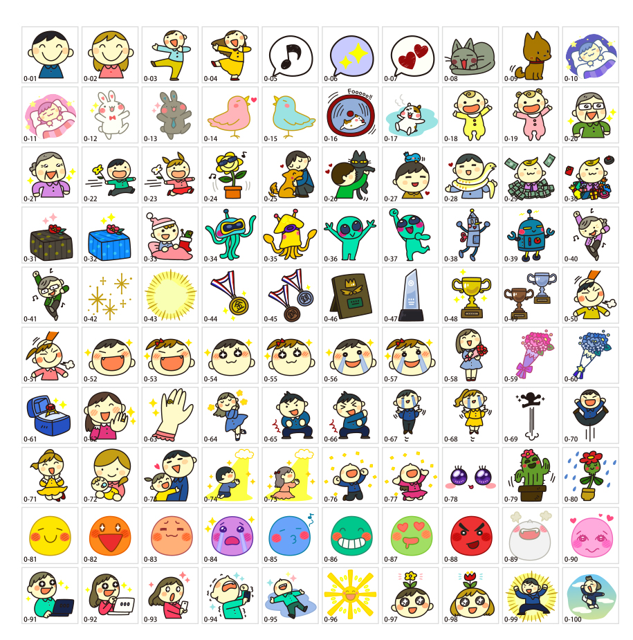 Tài liệu minh họa cảm giác hạnh phúc