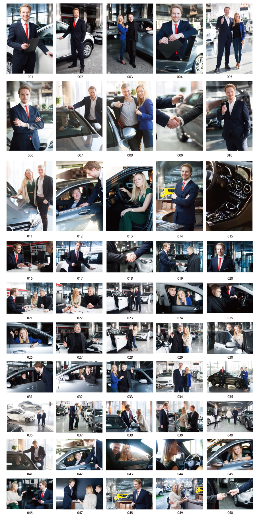 カーディーラーの写真素材