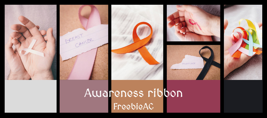 カラーリボンの写真素材