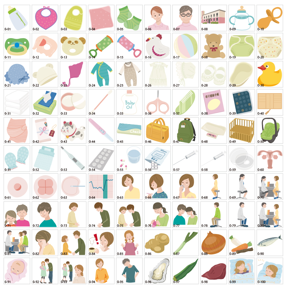 產婦的插圖材料