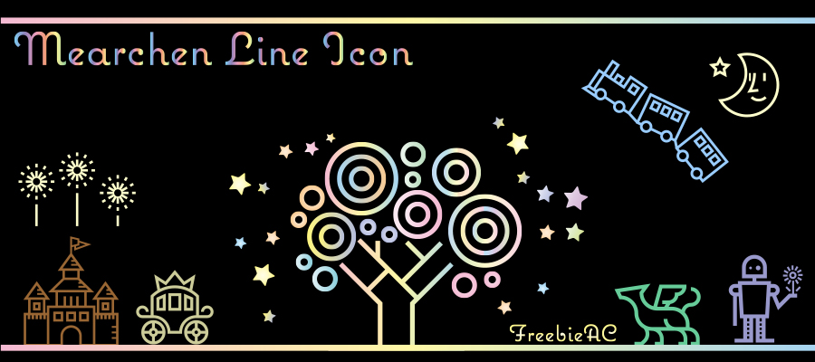 童話故事圖標素材