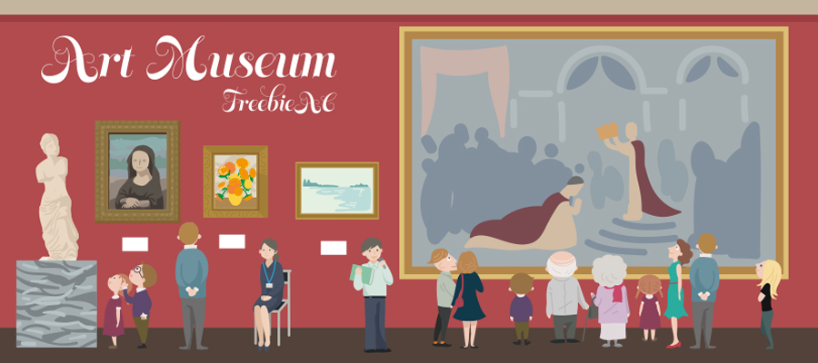 Art museum illustration