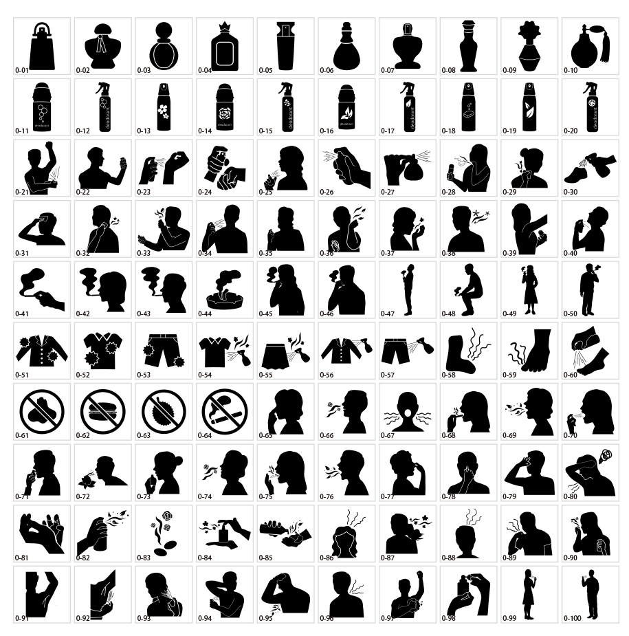 與氣味有關的輪廓材料