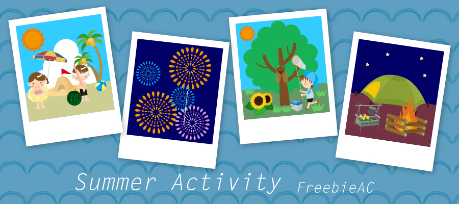 Summer activity illustration