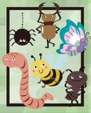 昆虫キャラクター素材