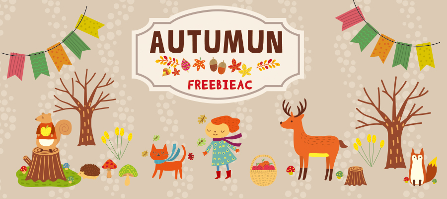 Scandinavian autumn illustrations