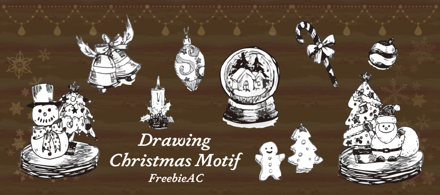 Drawing christmas illustrations