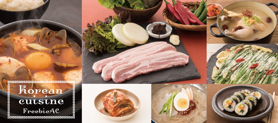 韓国料理の写真素材