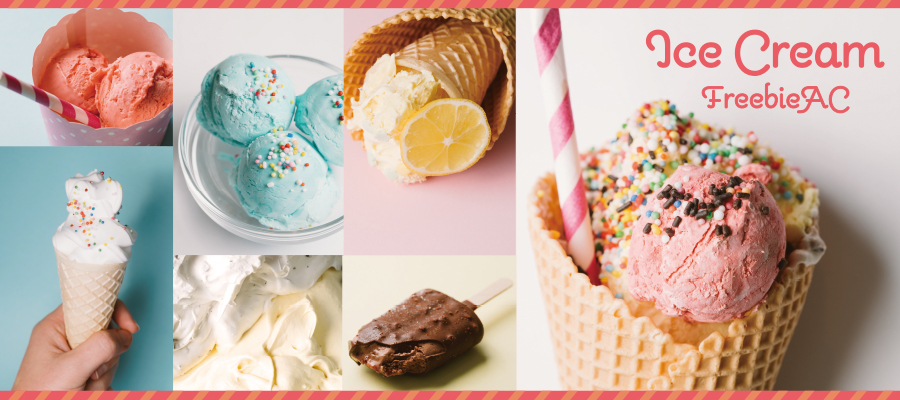 アイスクリームの写真素材