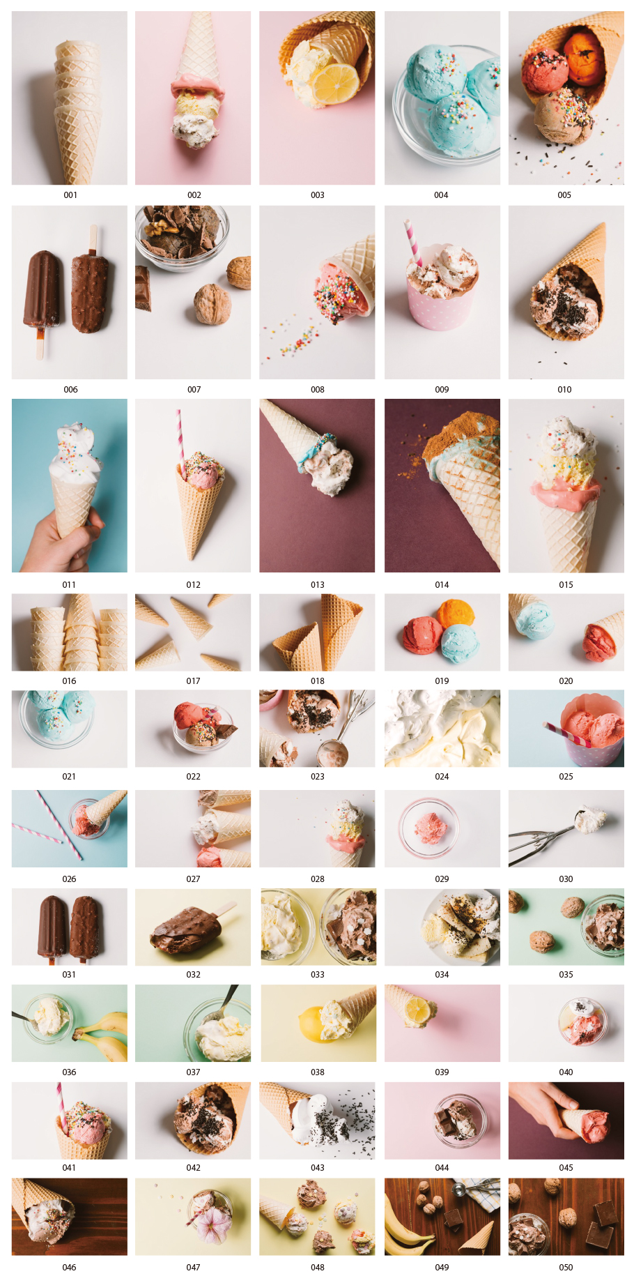 アイスクリームの写真素材