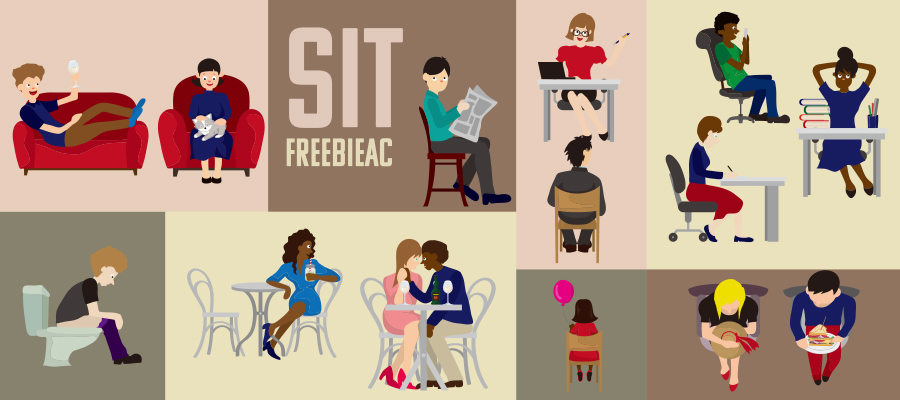 Sit illustrations