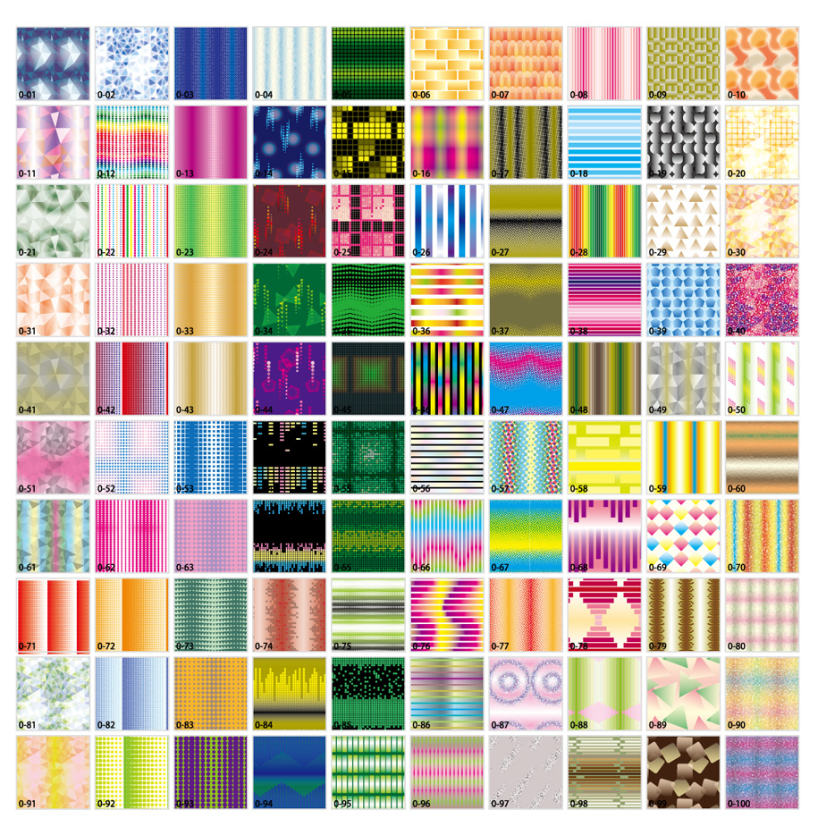 グラデーションパターン素材