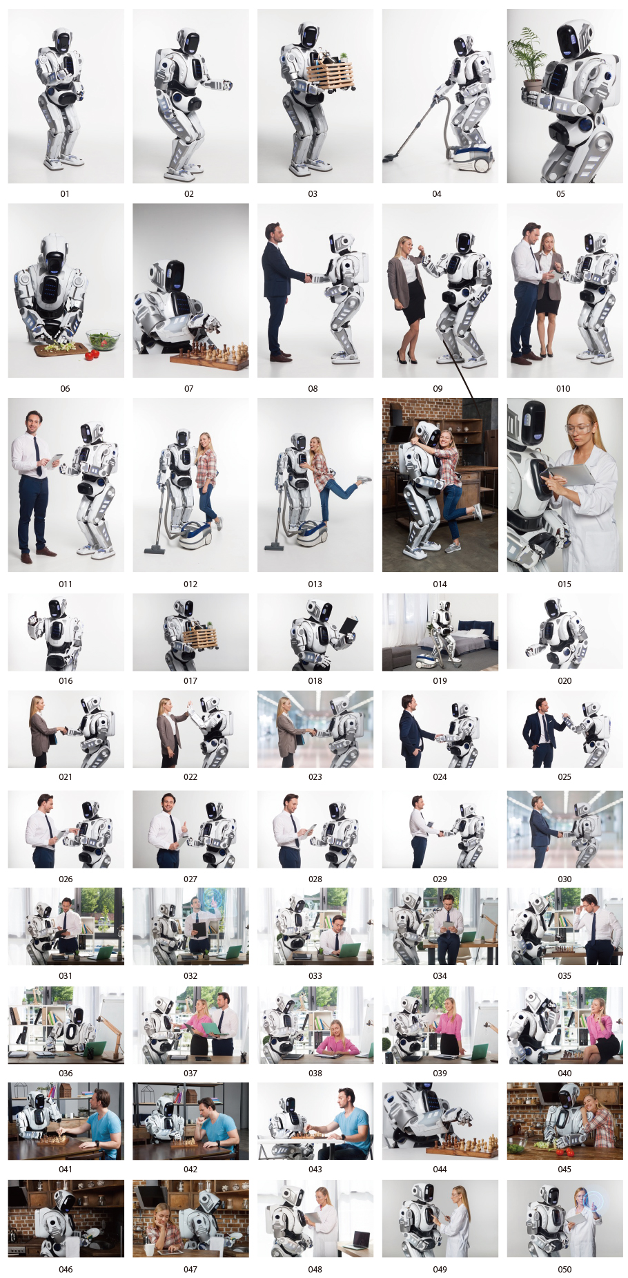 AI・ロボットの写真素材