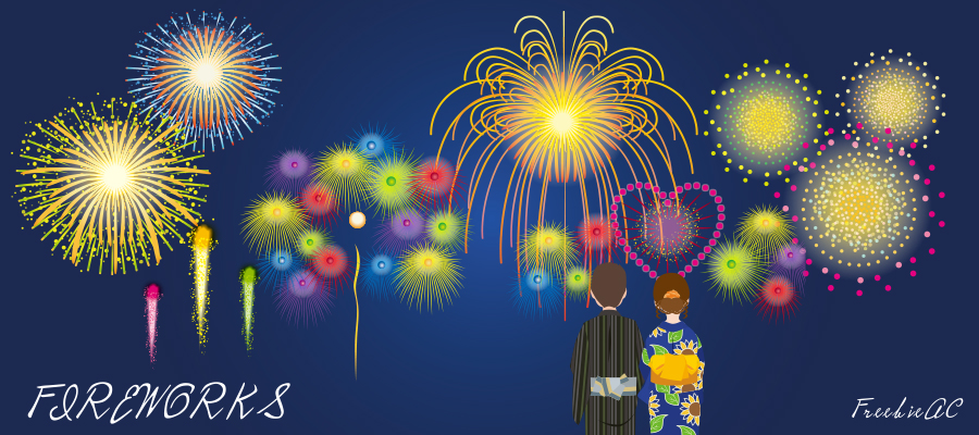 Fireworks illustration