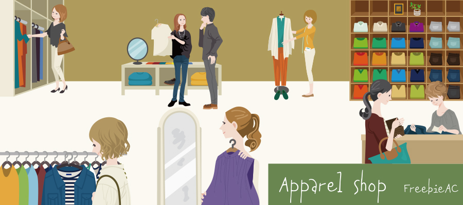 apparel shop Illustration 