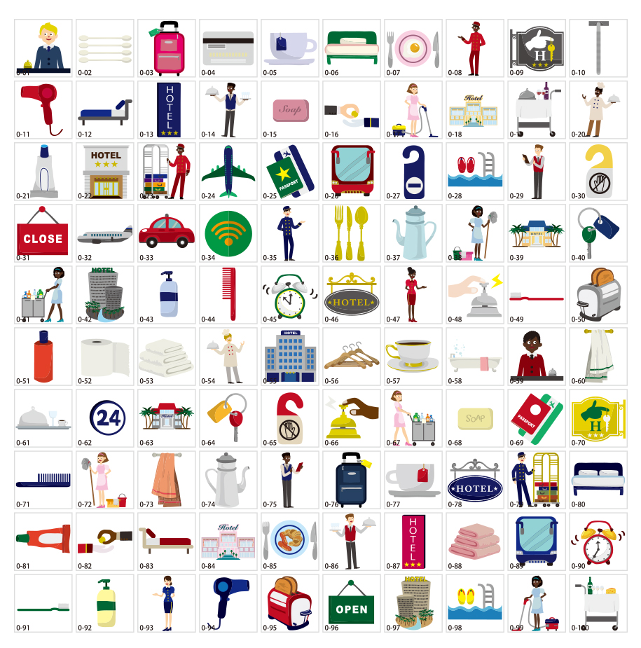 ホテルのイラスト素材