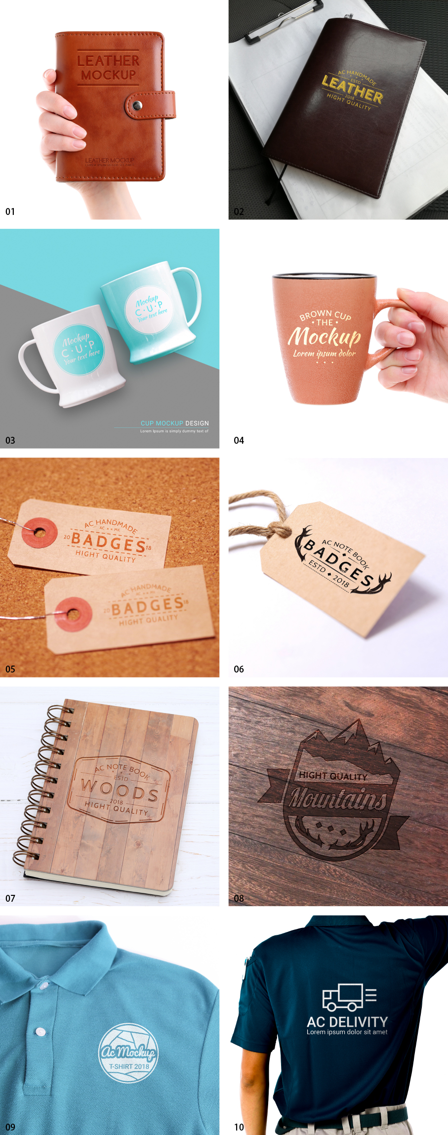 モックアップテンプレート素材vol.3