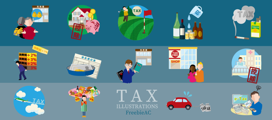 Tax illustrations material