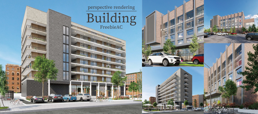 珀斯建築CG材料