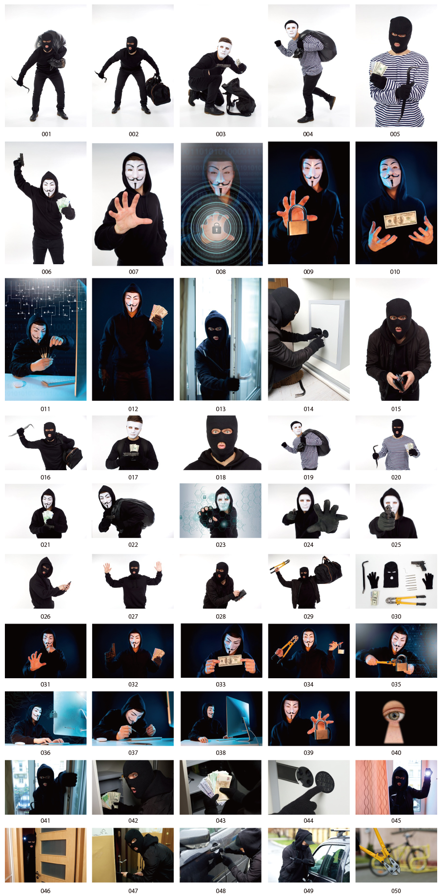 不審者の写真素材