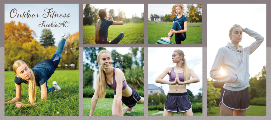 야외 피트니스 사진