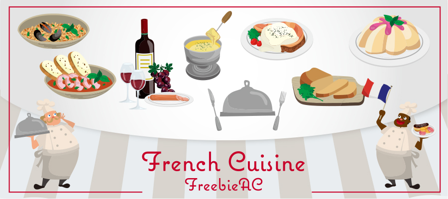 フランス料理のイラスト素材 無料素材ならフリービーac