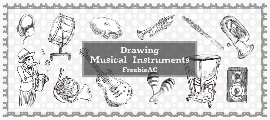 Musical instrument illustrations