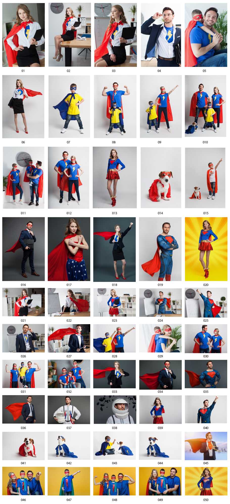 スーパーファミリー写真素材