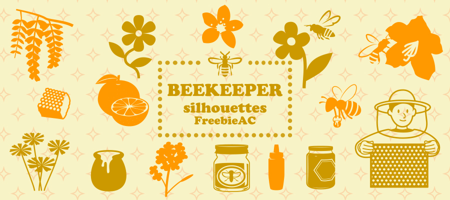 Beekeeping silhouette material