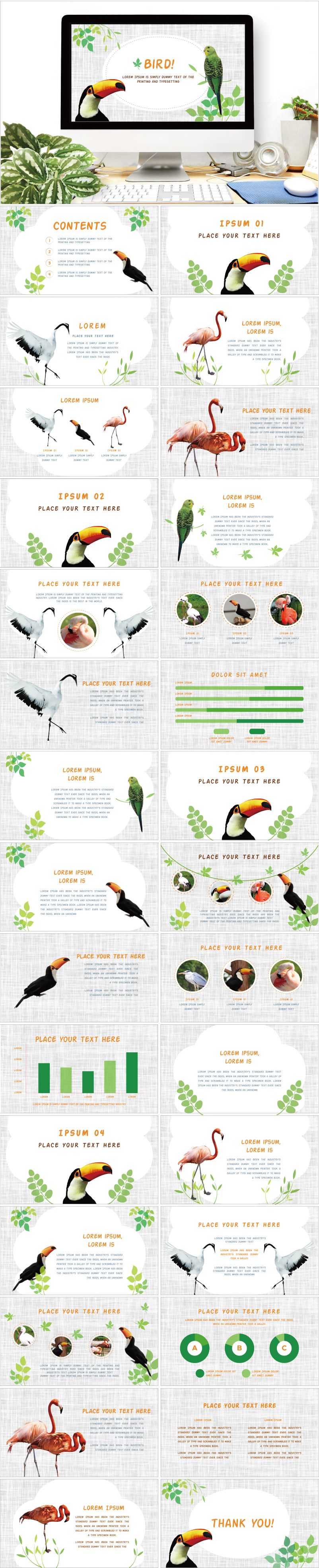 PowerPoint template material vol.9