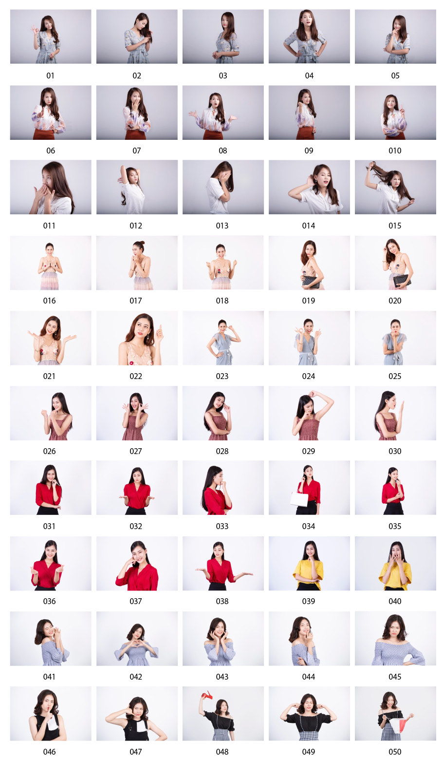 캐주얼 아시아 여성 사진 소재