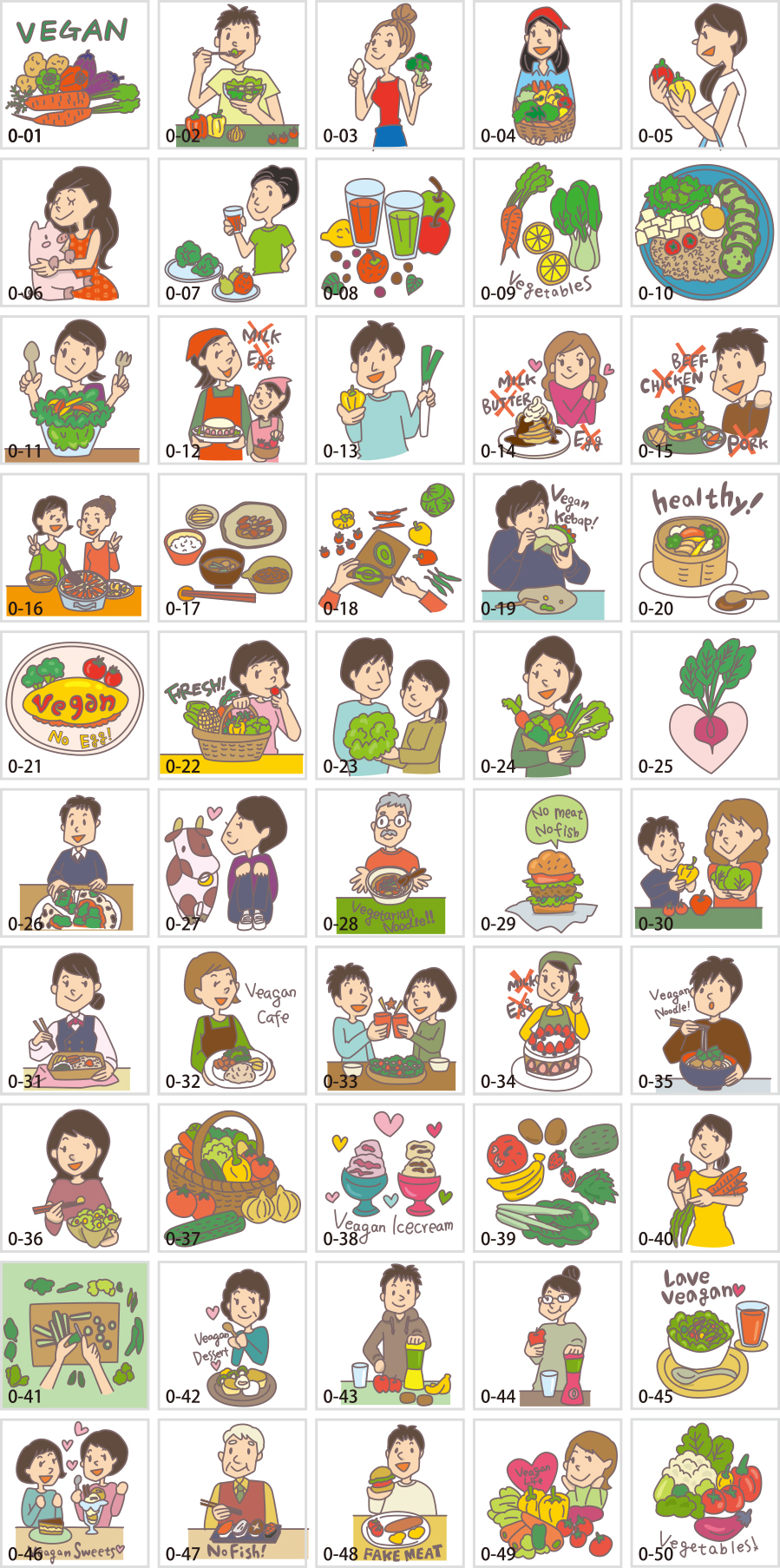 Tài liệu minh họa của thuần chay & ăn chay