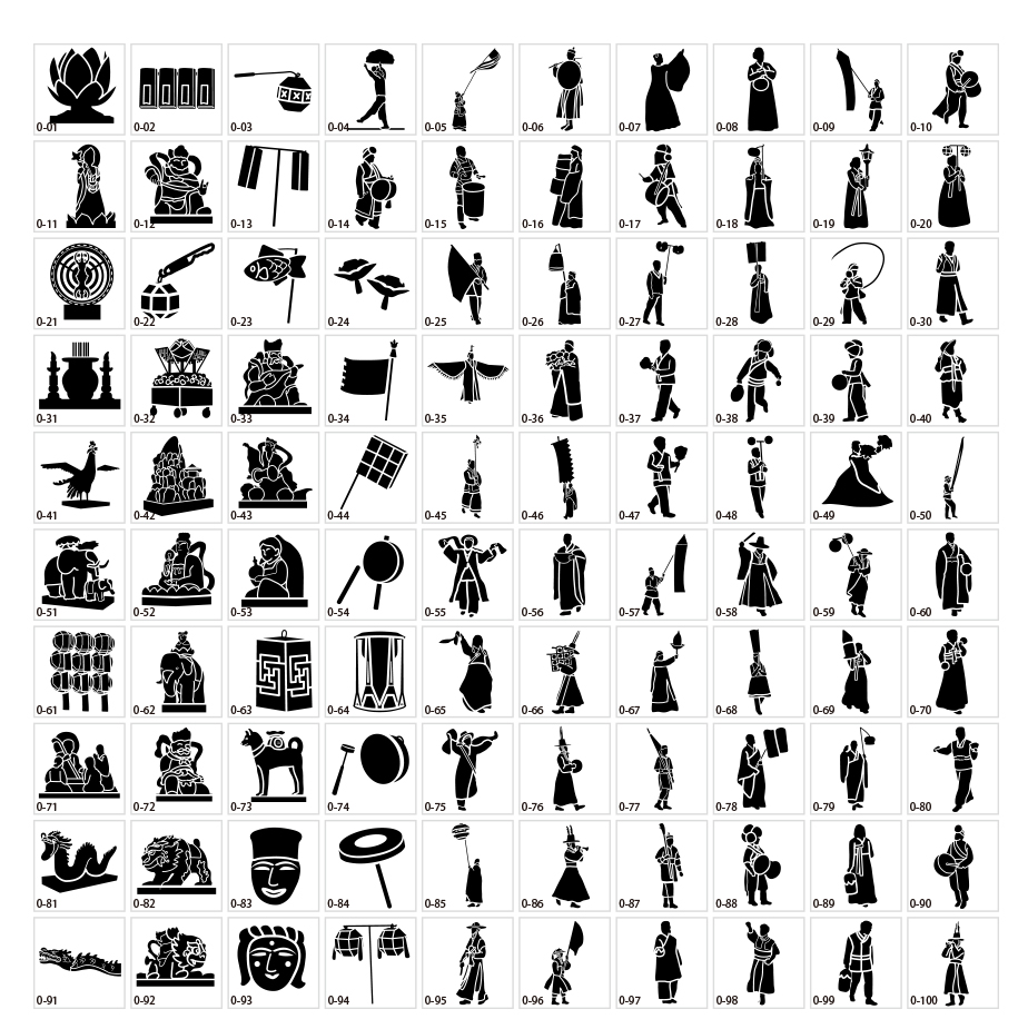 お祭りシルエット素材 無料素材ならフリービーac