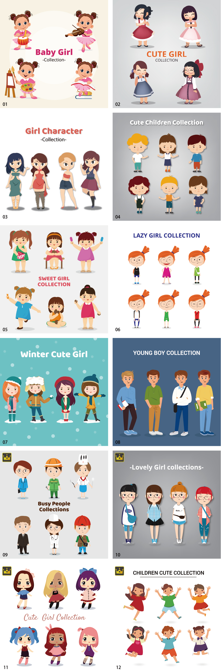 Bộ sưu tập nhân vật minh họa vol.2