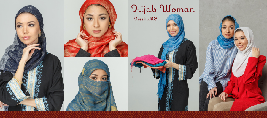 Hijab亞洲女性股票照片