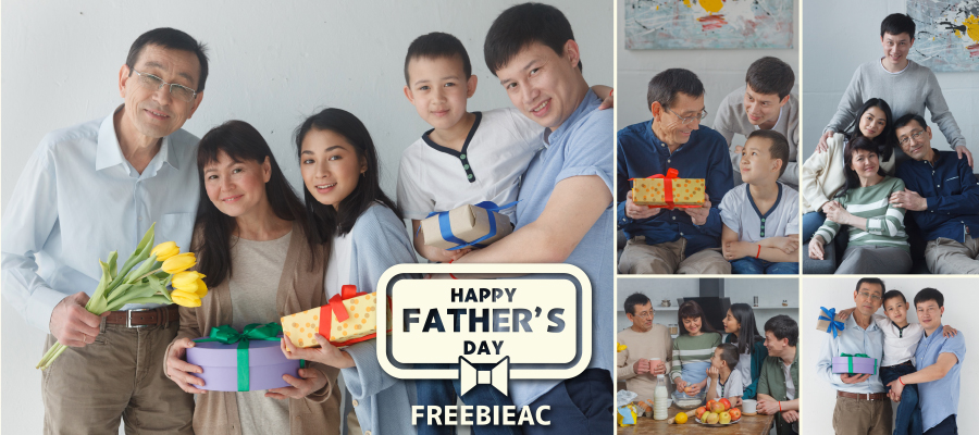 Fathers Day to spend in family stock photos