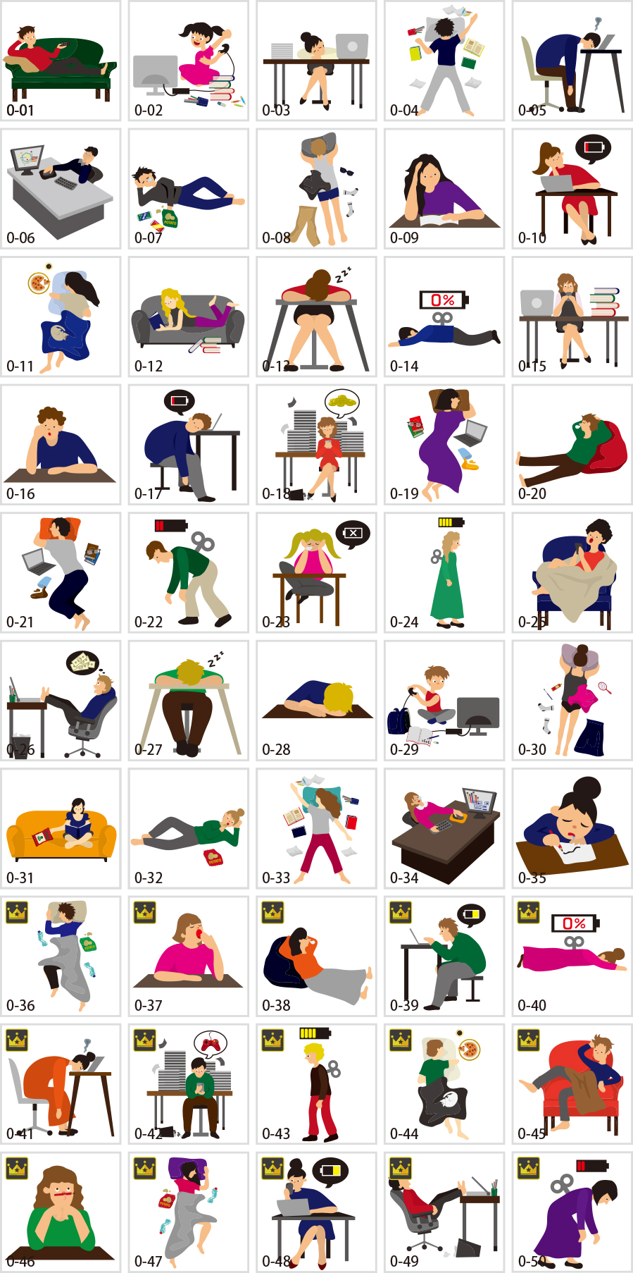 Tài liệu minh họa về cuộc sống lười biếng