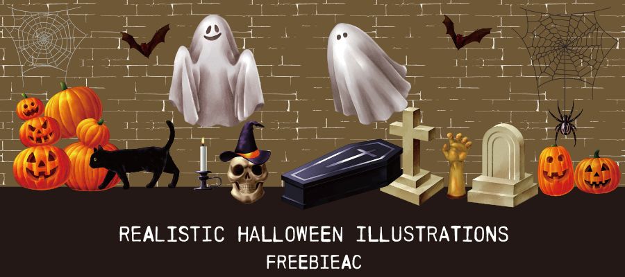 Minh họa halloween thực tế