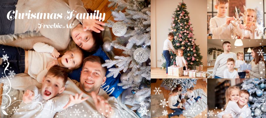 ภาพครอบครัวคริสมาสต์