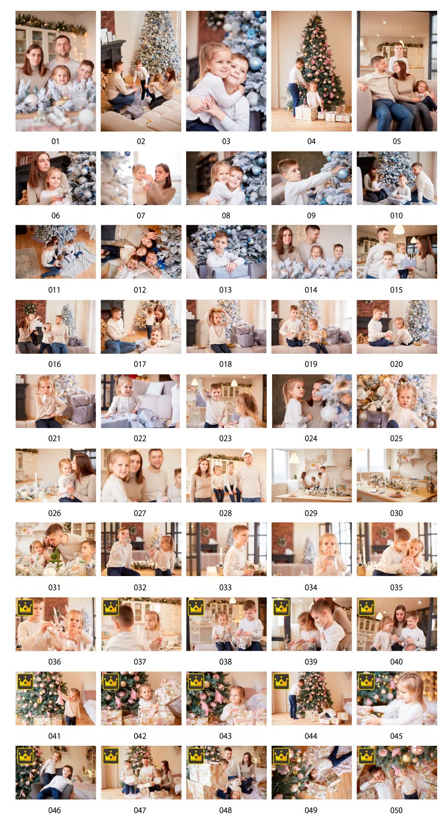 ภาพครอบครัวคริสมาสต์