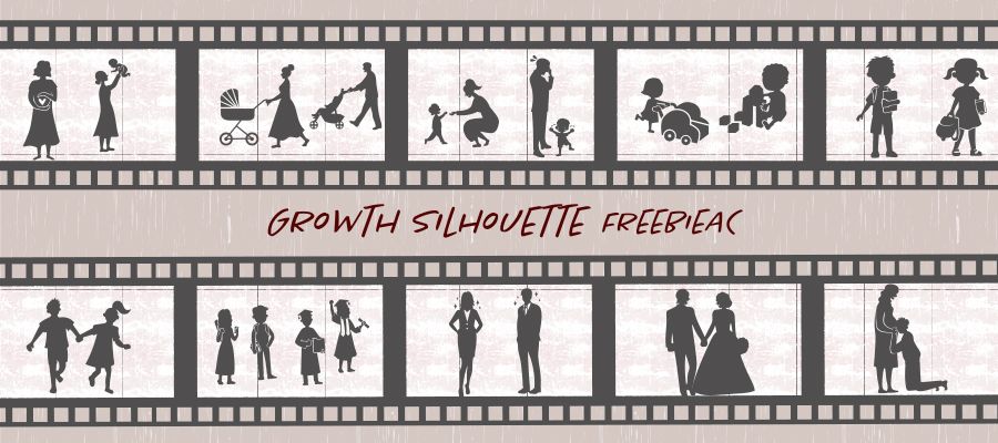 Child growth silhouette
