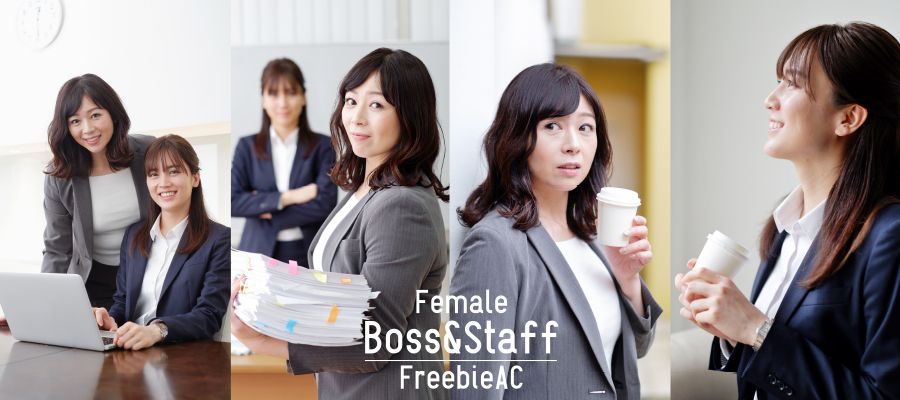 女性上司と部下の写真