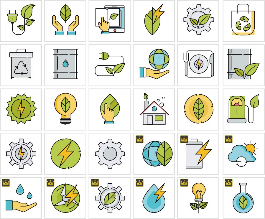 グリーンエネルギーアイコン