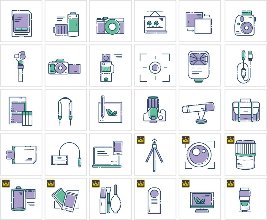 フォトグラフィーアイコン