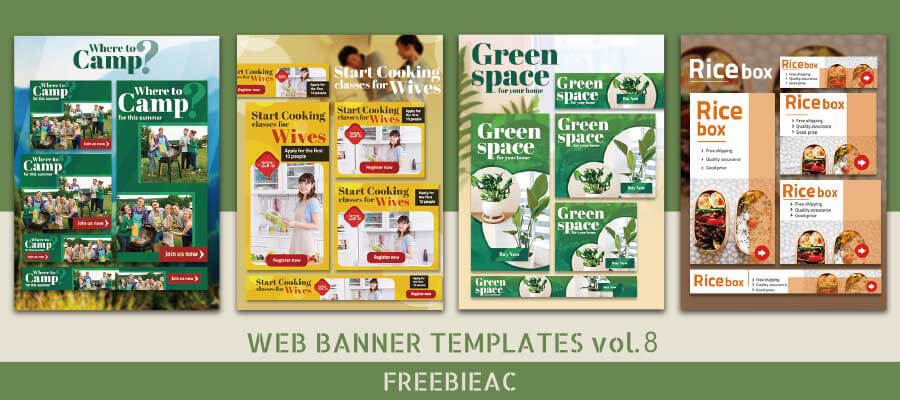 WEB banner template vol.7