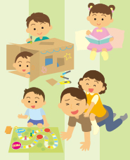 Indoor activities illustration