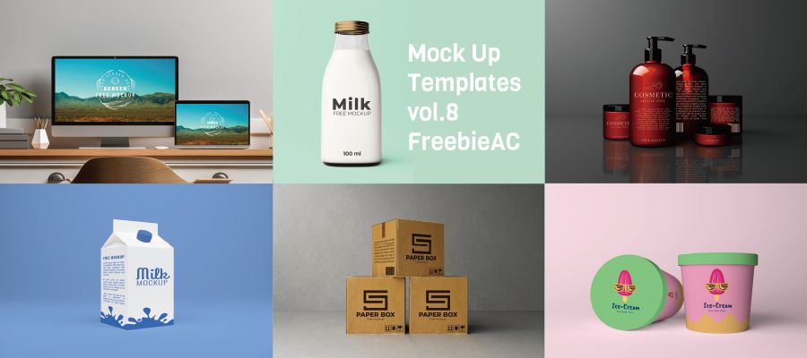 モックアップテンプレート vol.8