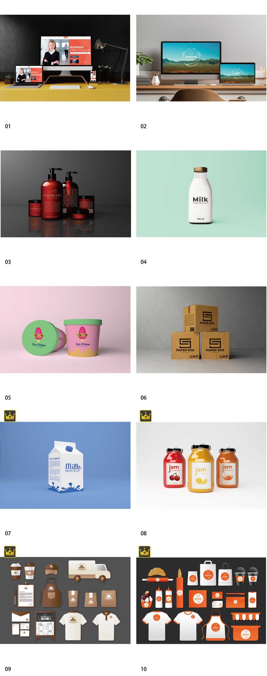 モックアップテンプレート vol.8