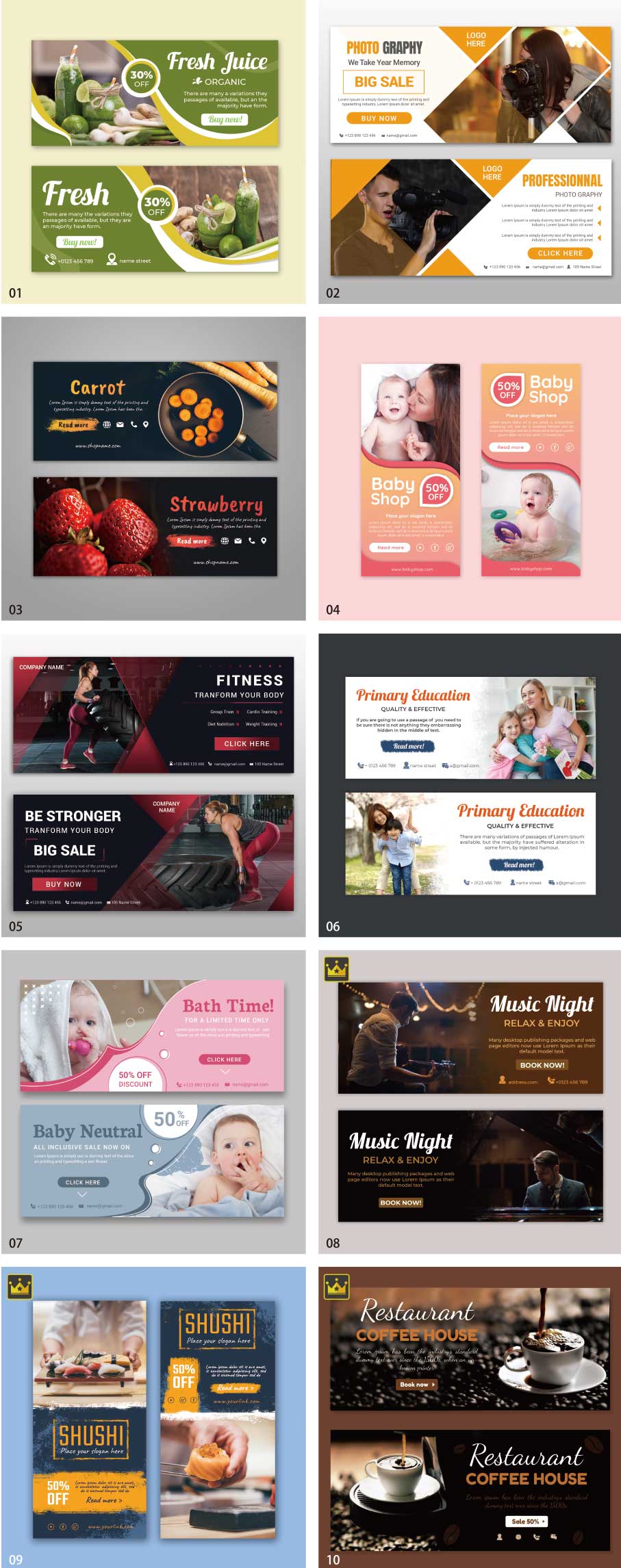 WEB banner collection vol.2