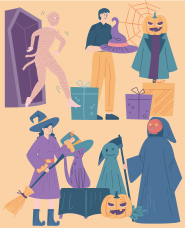 Bộ sưu tập minh họa Halloween